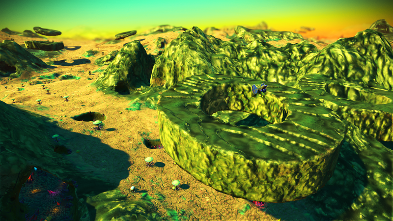 Weird green doughnuts